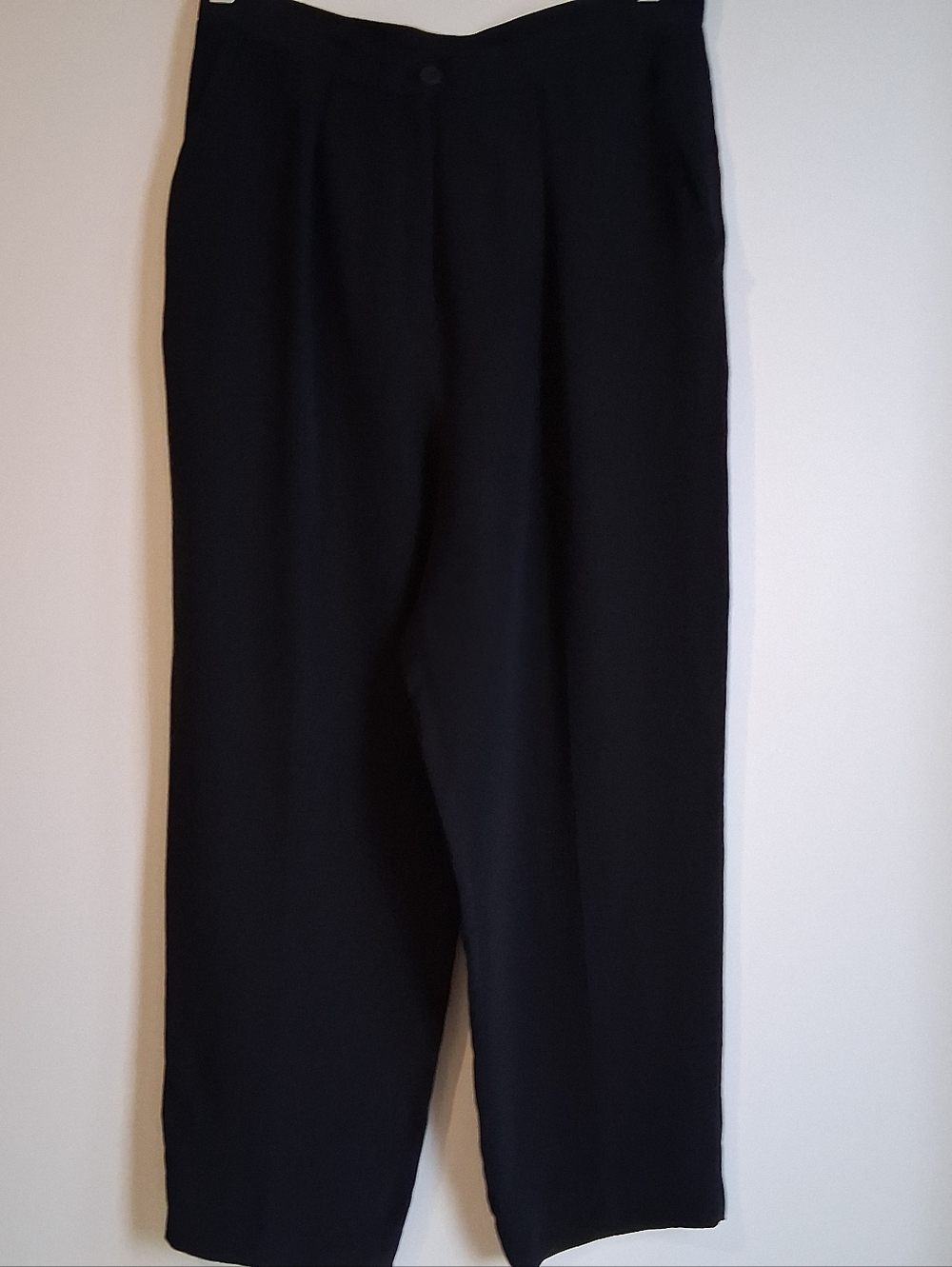100% Silk Jones New York Pants Medium Fits Like 8 Vintage EUC